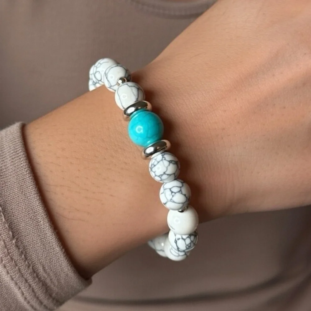 handcrafted beaded stretch